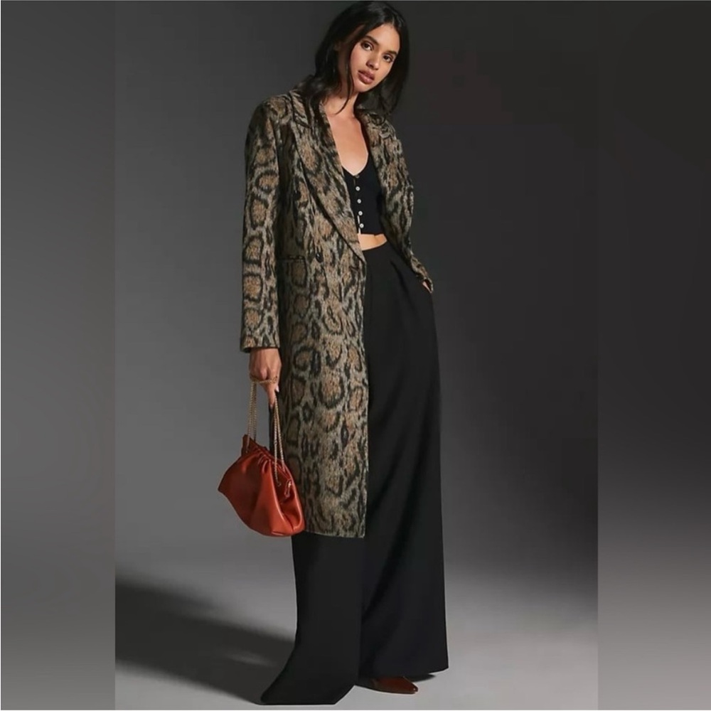 Anthropologie Avec Les Filles Double-Breasted Coat